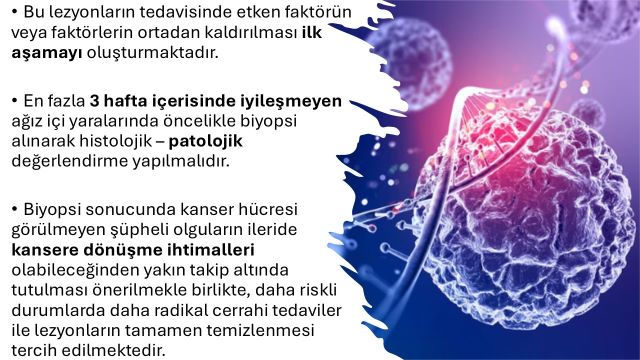 ağız lezyonlarında alınan biyopsi